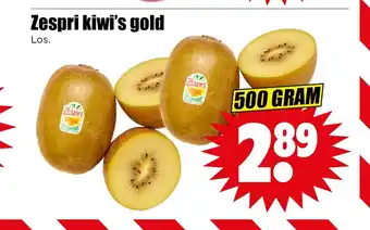 Dirk Zespri kiwi's gold aanbieding