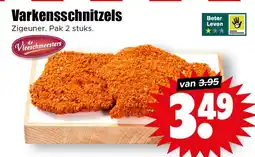 Dirk Varkensschnitzels aanbieding