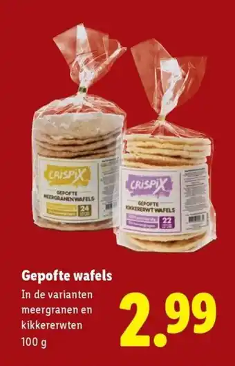 Lidl Gepofte wafels aanbieding