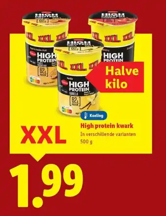 Lidl High protein kwark aanbieding