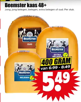 Dirk Beemster kaas 48+ aanbieding