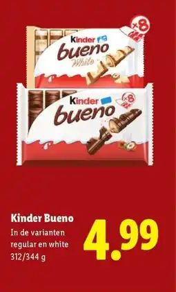 Lidl Kinder Bueno aanbieding