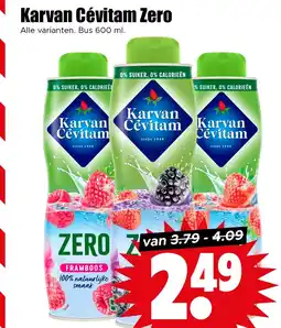 Dirk Karvan Cévitam Zero aanbieding