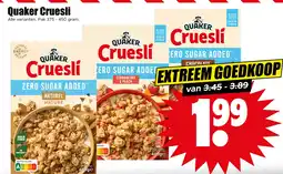 Dirk Quaker Cruesli aanbieding