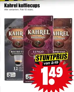 Dirk Kahrel koffiecups aanbieding
