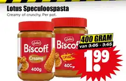 Dirk Lotus Speculoospasta aanbieding