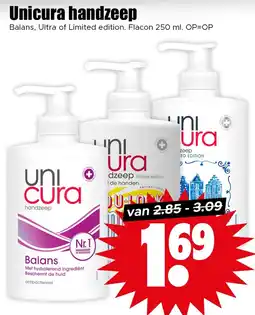 Dirk Unicura handzeep aanbieding