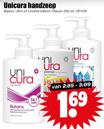 Dirk Unicura handzeep aanbieding