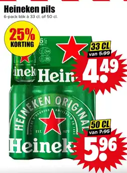 Dirk Heineken pils aanbieding