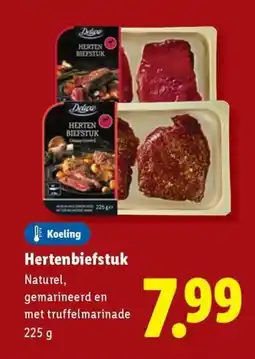 Lidl Hertenbiefstuk aanbieding