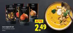 Lidl Luxe soepen in zak aanbieding