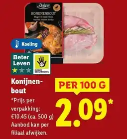 Lidl Konijnen- bout aanbieding