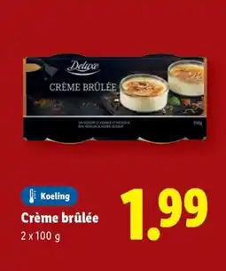Lidl Crème brûlée aanbieding