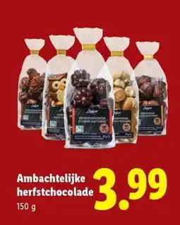 Lidl Ambachtelijke herfstchocolade aanbieding