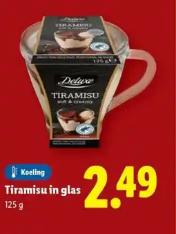 Lidl Tiramisu in glas aanbieding