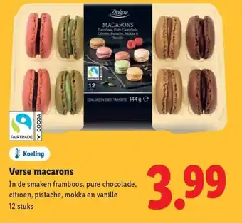 Lidl Verse macarons aanbieding