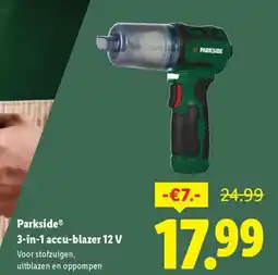 Lidl Parkside 3-in-1 accu-blazer 12 V aanbieding