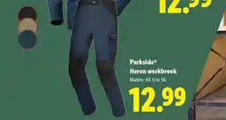 Lidl Parkside heren werkbroek aanbieding