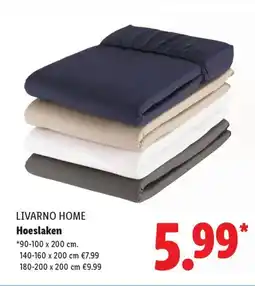 Lidl Livarno home hoeslaken aanbieding
