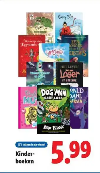Lidl Kinder boeken aanbieding