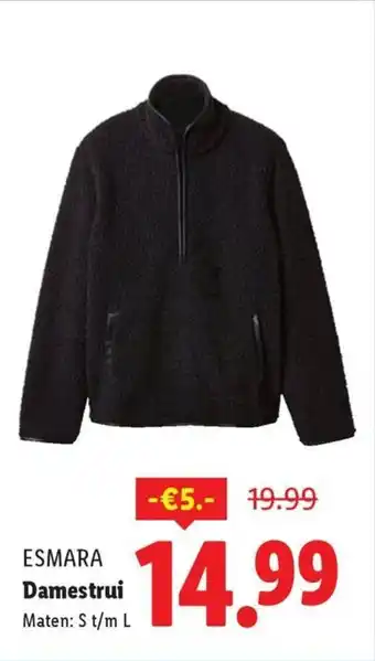 Lidl Esmara damestrui aanbieding