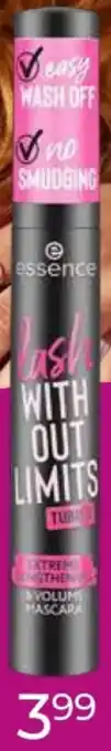 Trekpleister Essence lash with out limits aanbieding