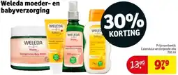 Kruidvat Weleda moeder en babyverzorging aanbieding