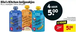 Kruidvat Ella's Kitchen knijpzakjes aanbieding