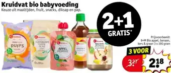 Kruidvat Kruidvat bio babyvoeding aanbieding