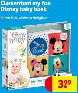 Kruidvat Clementoni my fun Disney baby boek aanbieding