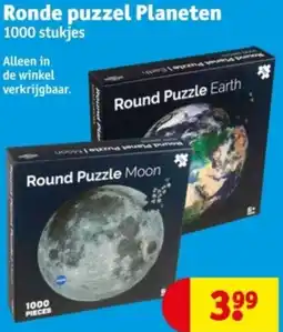 Kruidvat Ronde puzzel Planeten aanbieding