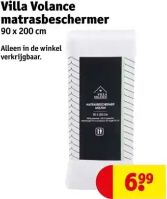 Kruidvat Villa Volance matrasbeschermer aanbieding