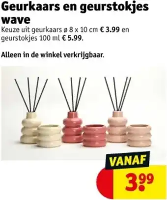 Kruidvat Geurkaars en geurstokjes aanbieding
