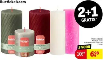 Kruidvat Rustieke kaars aanbieding