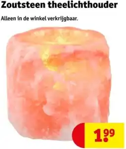Kruidvat Zoutsteen theelichthouder aanbieding