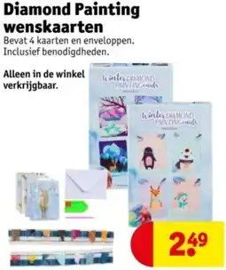Kruidvat Diamond Painting wenskaarten aanbieding