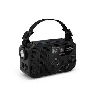 MediaMarkt PHILIPS TAR1609/00 Noodradio Analoge FM/AM-tuner Zwart aanbieding