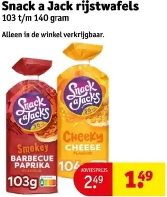 Kruidvat Snack a Jack rijstwafels aanbieding