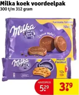 Kruidvat Milka koek voordeelpak aanbieding