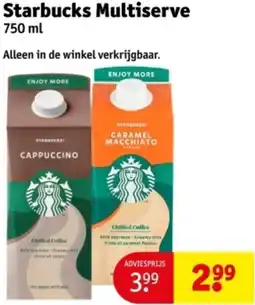 Kruidvat Starbucks Multiserve aanbieding