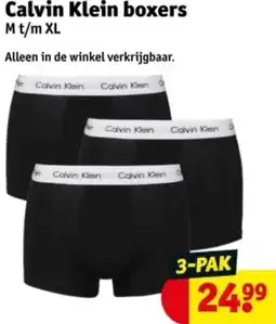 Kruidvat Calvin Klein boxers aanbieding