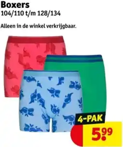 Kruidvat Boxers aanbieding