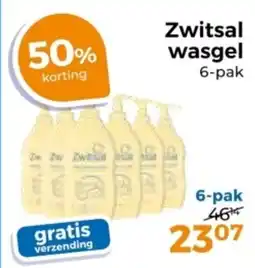 Trekpleister Zwitsal wasgel aanbieding
