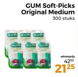 Trekpleister GUM soft-picks original medium aanbieding
