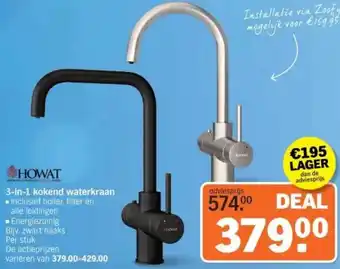 Albert Heijn 3-in-1 kokend waterkraan aanbieding