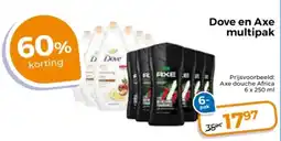 Trekpleister Dove en Axe multipak aanbieding