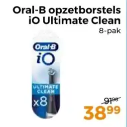 Trekpleister Oral-B opzetborstels iO Ultimate Clean aanbieding