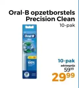 Trekpleister Oral-B opzetborstels Precision Clean aanbieding