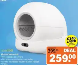 Albert Heijn Hombli Slimme kattenbak aanbieding