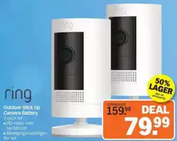 Albert Heijn Ring Outdoor Stick Up Camera Battery aanbieding
